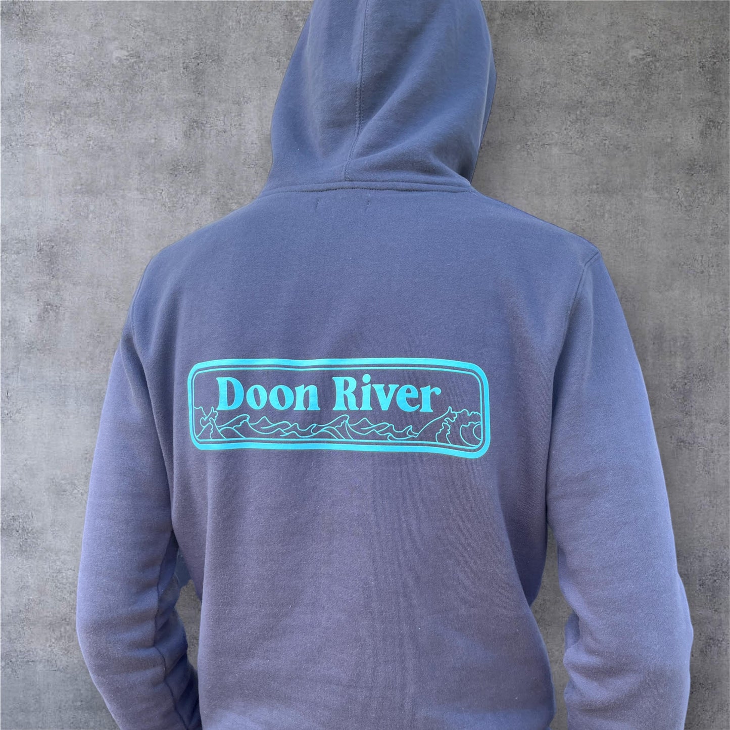 Doon River - Organic Hoodie In Charcoal