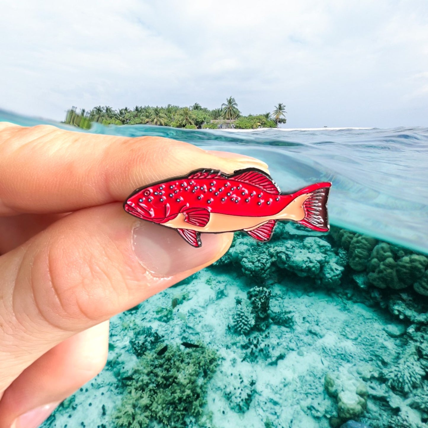 Coral Trout Pin