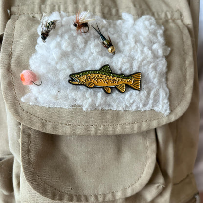 Brown Trout Pin