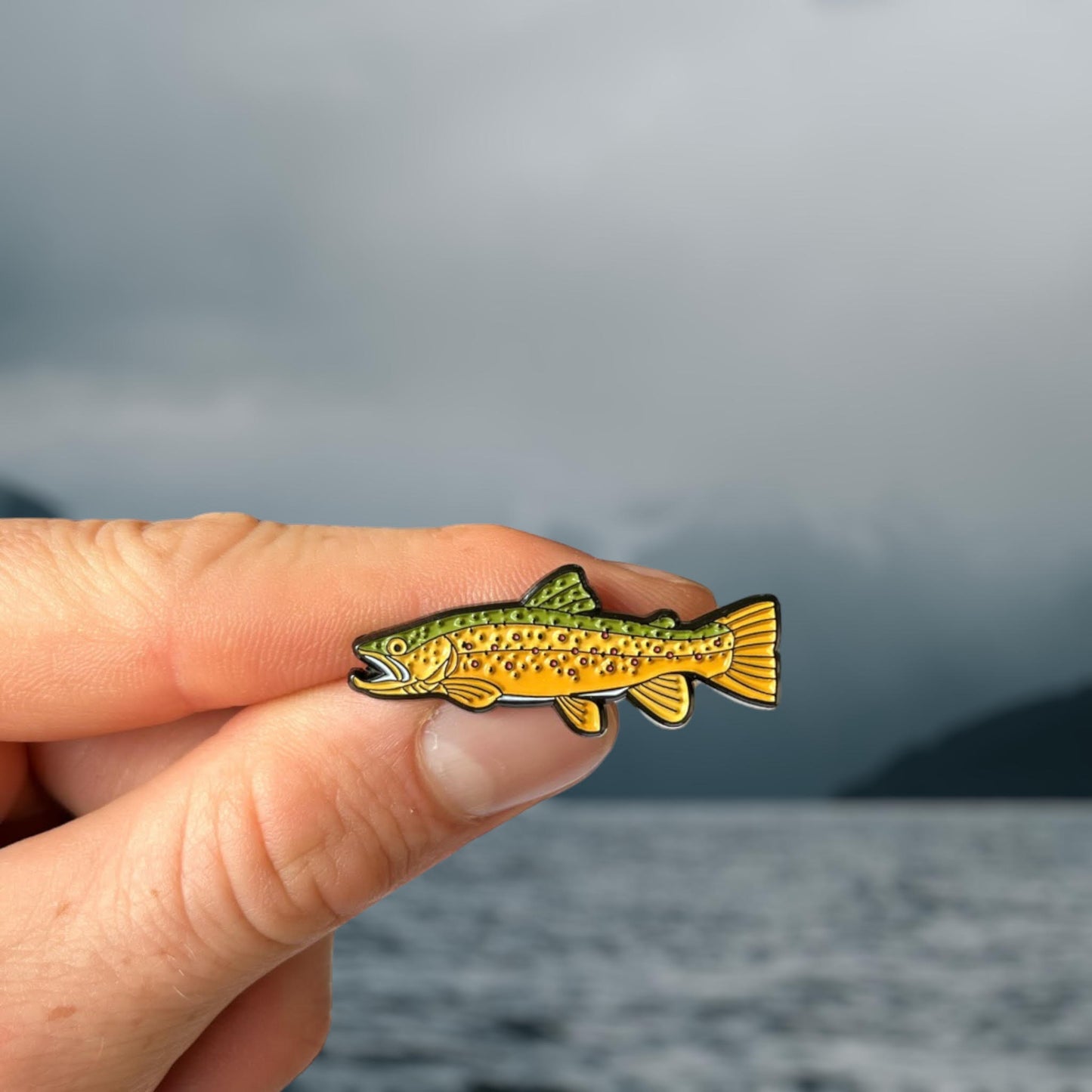 Brown Trout Pin